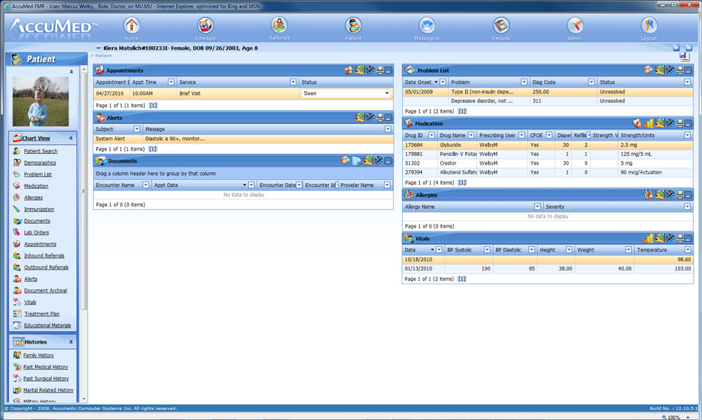 Accumed EHR Electronic Medical Records Software