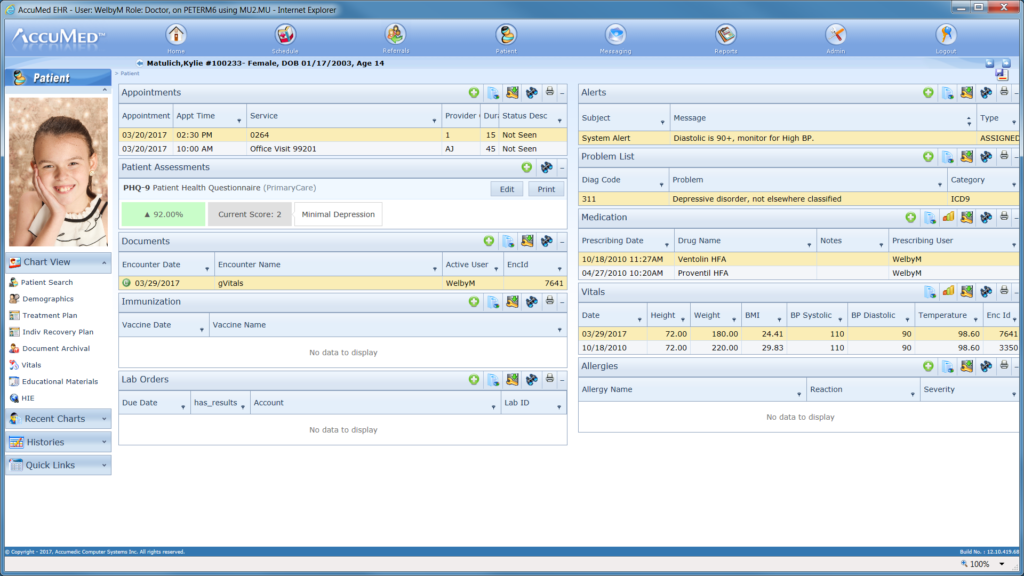 Accumed EHR Electronic Medical Records Software